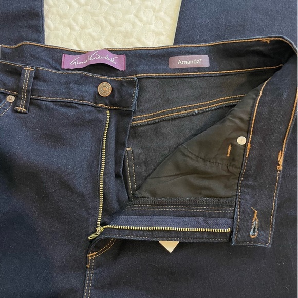 NWT Gloria Vanderbilt Amanda Blue Jeans Sliming Rinse Nior Plus Size 16 Women’s - Picture 5 of 11